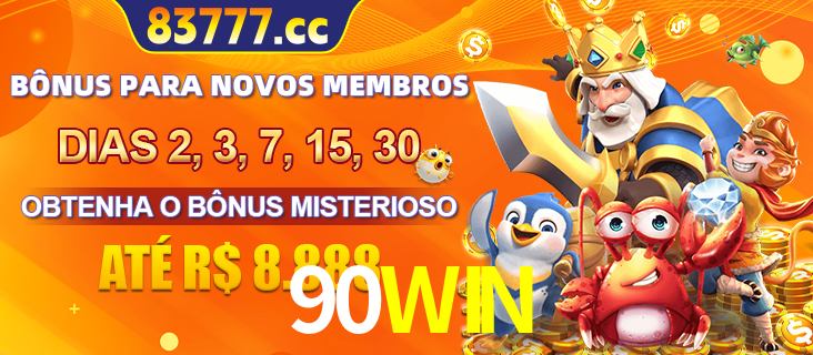 Anúncio dos benefícios para Membro VIP Sênior na plataforma 90WIN, incluindo bônus promocionais, semanais e mensais, ilustrado com o personagem Fortune Tiger.